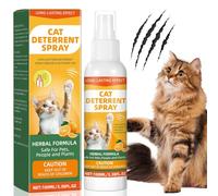 MUOCOBU Cat Spray for Scratching, Restricted Areas - for Cat Behavior - Protect Furniture, Sofas, Carpets, Indoor & Outdoor Natural - New 4