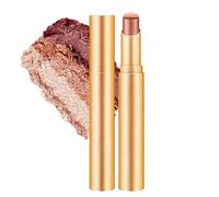 Muorruo 3-colour eyeshadow stick, long-lasting and waterproof cream eyeshadow with Vitamin E for day and evening looks, durable and natural-looking, (Caffeine Orange)