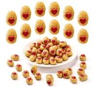 Muorruo 30 Pieces Inspiring Resin Potatoes with Positive Embrace, Realistic Affirmative Potatoes, Mini Vegetable Decoration for Birthday