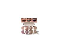 Muorruo Metallic Rose Gold Shimmer Eyeshadow Palette with Mirror - Blendable, Long-lasting Everyday Eye, Gold Bronze Glitter and Neutral Glamour Contour Makeup Palette, 06