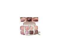 Muorruo Mini Eyeshadow Palette in Cool Nude Shades with Mirror - Matte & Shimmer, Highly Pigmented, Blendable, Long-lasting, Mini Everyday Makeup Palette for Eyes and Contour, 02