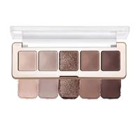 Muorruo Neutral Nude-Brown Eyeshadow Palette, highly pigmented, blendable, long-lasting eyeshadow and contour palette for a gentle everyday glamour makeup for mature eyes, 01
