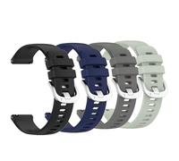 Muovrto Colorful Smooth surface Watch Strap for Garmin Approach S40/Approach S50/Approach S44,Waterproof and Sweatproof Replacement Strap (4pcs -2)