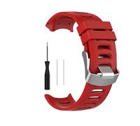 Muovrto Replacement Strap for Garmin Approach S3,Silicone Sport Watch Strap for Garmin Forerunner 610 (Red)
