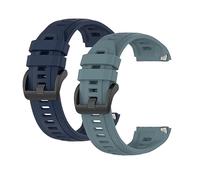 Muovrto Replacement Strap for Garmin Approach S70,Silicone Watch Band Sport Strap (20mm for Garmin Approach S70 42mm, Slate&Dark Blue)