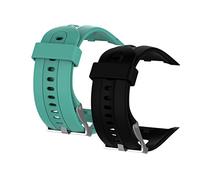 Muovrto Strap for Garmin Forerunner 10, Unisex Silicone Replacement Band Watch Strap Sport Watchband for Garmin Forerunner 15 (Colour 1, S/Women size)