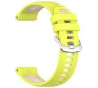Muovrto Strap for Garmin Forerunner 970,22mm Silicone Colorful Watch Strap for Garmin Forerunner 965/955/945 (Lime green/khaki)
