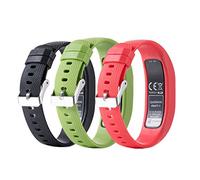 Muovrto Watch Strap for Garmin Vivofit 4, Silicone Soft Sport Wristband Replacement Strap Watch Band