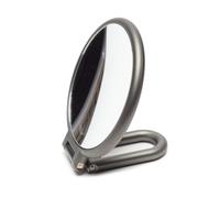 Mupkins Double-Sided Makeup Mirror, 1X / 10X Magnifying Mirror - 14cm Charcoal Grey