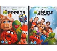 MUPPETS 1-2 COMPLETE MOVIE COLLECTION / 1. THE MUPPETS / 2. MUPPETS MOST WANTED = ULTIMATE 2x DVD SET