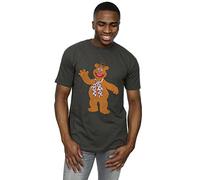 Disney Men's The Muppets Classic Fozzy T-Shirt in Mid Grey | Size: XL Disney Mid Grey XL