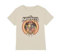 Muppets Disney The Electric Mayhem Circle Kids T-Shirt, Natural, 7-8Y