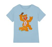Muppets Disney The Fozzie Bear Dancing Kids T-Shirt, Light Blue, 5-6Y