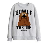 Muppets Disney The Rowlf The Dog Collegic Kids Sweatshirt, Athletic Heather, 7-8Y
