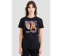 Muppets Miss Piggy Bootleg T-Shirt, Black Disney Black L