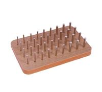muqeu 36-Hole Wooden Pegboards for Finger Dexterity, Hand Rehabilitation Board with 4mm/6mm/8mm Pegs, Hand Therapy Peg Board