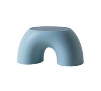 muqeu Stool Rainbow Shape Footstool Kids Step Stool Seat for Living Room Indoor Furniture Children'S Stool Toy Blue