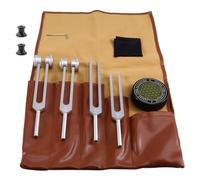 muqeu Tuning Forks for Healing Set 128Hz 136.1Hz 256Hz 384Hz with Tuning Forks Activator for Healing,Sound Therapy,Keep Body