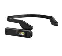 muqeu Wearable Head-Mounted Action Camera 2.7K Digital Camcorder 12 MP 2.7k 60FPS Photopraphes Video Recording with 64G TF Card for Vloggers