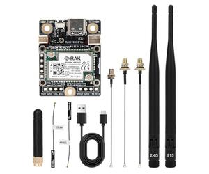 muqeu WisMesh RP2040 RAK19003 Base Board + RAK11310 WisBlock Core Module LoRa Mesh 19003 Board +RAK11310 Wisblock Core Module Lora Mesh 915MHz