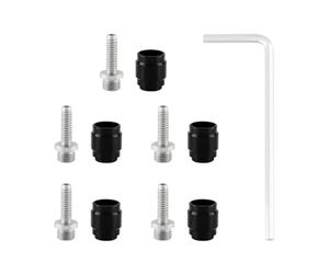 MUQZI Disc Brake Olive Insert, Bike Brake Olive Connecting Insert Kit for AVID SRAM Brake Replacement Part Bicycle Olive Connecting Insert Oil Fitting Kit, Black