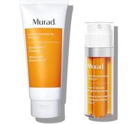 Murād | Cleanse & Brighten Value Set - Essential-C Cleanser 200mL and Vita-C Glycolic Serum 30mL | Vitamin C Skincare Duo for Radiant Skin