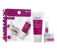 Murad The Derm Report Smoothing & Quenching Skin Set 200ml Exfoliating Cleanser + 5ml Recovery Serum + 50ml Moisturizer
