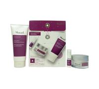 Murad The Derm Report Smoothing & Quenching Skin Set 200ml Exfoliating Cleanser + 5ml Recovery Serum + 50ml Moisturizer