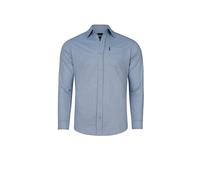 Muraka Premium Oxford Cotton Button-Up Shirt, Long Sleeve, Regular Fit (UK, Alpha, S, Regular, Regular, Sky Blue)