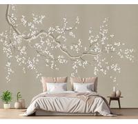 Mural 3D Wallpaper Retro Floral Zen 250x175cm Custom Murals Wallpapers for Living Room Bedroom -ZXCHEE-MZ07032
