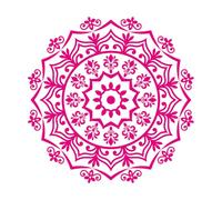 Mural and Wall Vinyl Decal Ornamental Luxury Geometric Mandala 67.2x67.2cm Do not Damage The Wall Surface Rosered