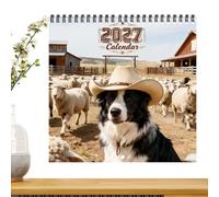Mural Calendar 2027 Planner with Paper, the and Cute Canine Art