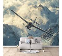 Mural Photo Wallpaper 3D Soaring Fighter Non-Woven Premium Art Print Wall War Mural Home Bedroom Living Room Poster Decoration-200x140cm
