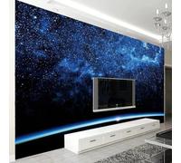 Mural Photo Wallpaper - Universe Outer Space Landscape 500(W) X350(H) Cm - Peel and Stick Wallpaper - 3D Self-Adhesive Mural - 3D Bedroom Wall Sticker Wallpaper - 3D Wall Art Poster Picture-9235892
