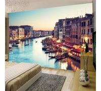 Mural Photo Wallpaper - Urban Architectural Landscape 368(W) X254(H) Cm - Peel and Stick Wallpaper - 3D Self-Adhesive Mural - 3D Bedroom Wall Sticker Wallpaper - 3D Wall Art Poster Picture-4352424