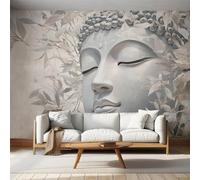 Mural Wallpaper Buddha Statue, Murals Wall Art Buddhist Religion Mural, Wall Mural Non-Woven for Indoor Home Decoration 300cmx210cm