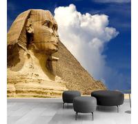 Mural Wallpaper Egypt 3D Effect Retro Architecture Wallpaper Photo Poster Art Deco Wall Murals for Living Room Bedroom Corridor 450x315 cm 1536b