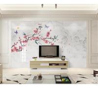 Mural Wallpaper Flower and Bird Mountain Water 400x280cm Wallpaper 3D Wall Mural for Living Room and Bedroom -MIWEI Wallpaper-ZXY-13895