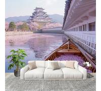 Mural Wallpaper for Living 250x175cm City Architecture Landscape Painting Photo Wallpaper Non-Woven Wall Mural Poster White Modern Bedroom TV Background Decor