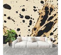 Mural Wallpaper for Living 350x256cm Abstract Animal Leopard Print Photo Wallpaper Non-Woven Wall Mural Poster Beige Modern Bedroom TV Background Decor