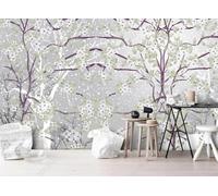 Mural Wallpaper Forests Forests Flowers 400x280cm Wallpaper 3D Wall Mural for Living Room and Bedroom -MIWEI Wallpaper-ZXY-32408
