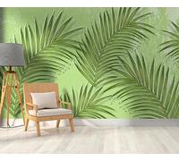 Mural Wallpaper Green Tropical Plant Leaves 250x175cm Wallpaper 3D Wall Mural for Living Room and Bedroom -MIWEI Wallpaper-ZXY-32709