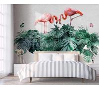 Mural Wallpaper Tropical Leaf Bird Butterfly 400x280cm Wallpaper 3D Wall Mural for Living Room and Bedroom -MIWEI Wallpaper-ZXY-18773
