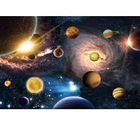 Mural Wallpaper Universe Planets Galaxies Wallpaper 3D Effect Murals for Bedroom and Living Room Wall Decoration -KX24695, 450x280cm