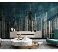 Mural Wallpaper Urban Architectural Lines 310x250cm Wallpaper 3D Wall Mural for Living Room and Bedroom -MIWEI Wallpaper-ZXY-19148