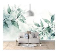 Murals Photo Self-Adhesive Wallpaper Watercolor Vine Flowers and Leaves 100x70cm 3D Mural Wall Art Poster Picture Boy Girl Bedroom Gift Decoration Stickers