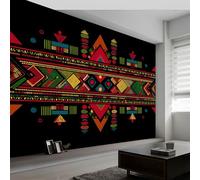 Murals Photo Wallpaper Italianate 500 x 280 cm, Wall Mural Traditional Tribes Geometric Architecture Home Living Room Backdrop Wall Interior Decoration Wallpaper