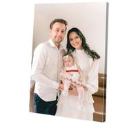 Muralscape Personalised Canvas Photos No Frame,Custom Poster Photo Printing Pet Portrait,Holiday Memory,Canvas Personalised Photo Gift for Family,Friend,Party,Birthday,Home Decor 60x80cm(24x31in)