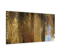 murando Acoustic Canvas Wall Art Abstract 120x40 cm / 48" x 16" Picture with acoustic foam sound absorption print image Artwork 1pcs room acoustics soundproofing brown like painted a-A-10028-b-a