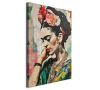 murando Acoustic Canvas Wall Art Frida Kahlo 60x90 cm 1 piece